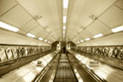 Man under tube